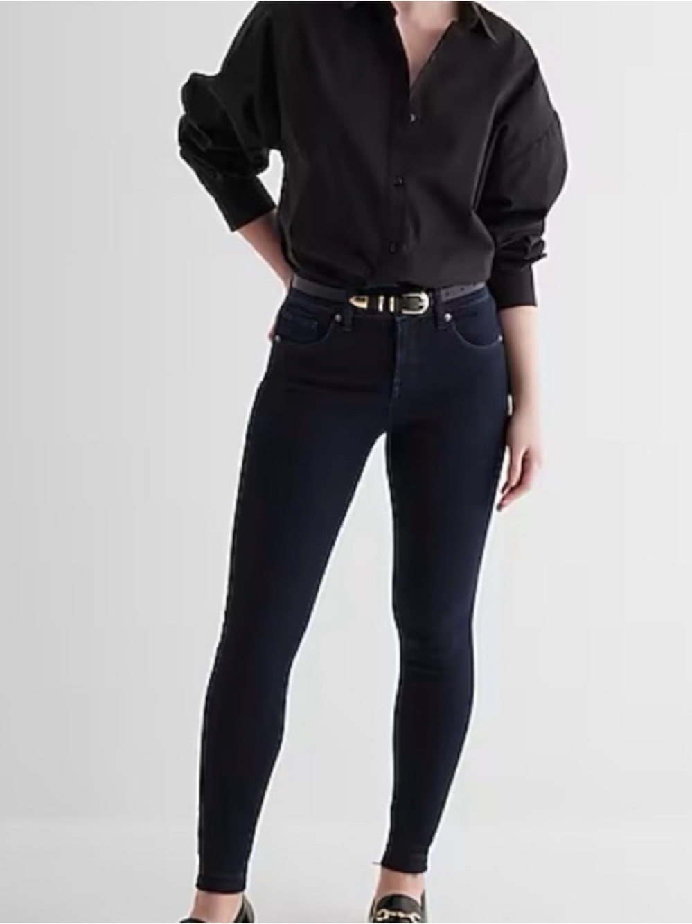 Women’s Express Dark Wash Skinny Jeans